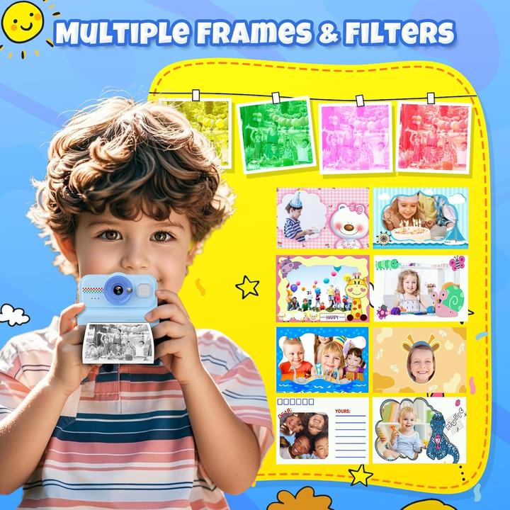 Image du produit HiMont Kinder-Sofortbildkamera mit Zubehör