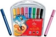 Produktbild STABILO Trio Scribbi Gefederter Dreikant-Filzstift (Mehrfarbig, 8 x)