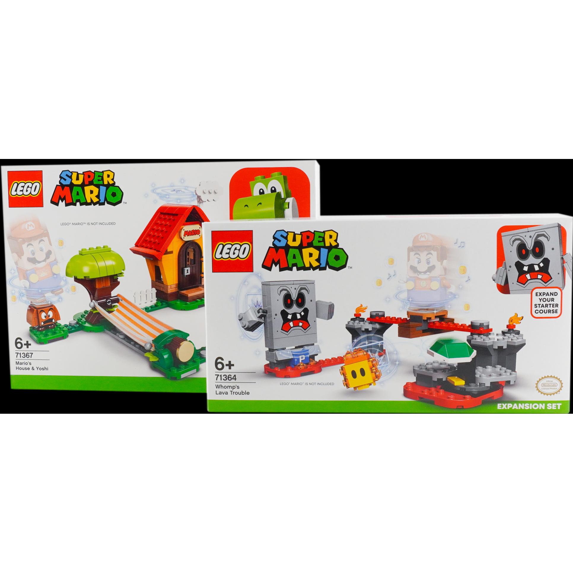 LEGO Super Mario Doppelpack - Abenteuer mit Yoshi & Lava-Action! - 71376 71364 NEU! 2 Sets (71376)