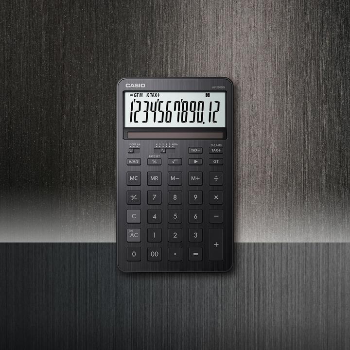 Immagine prodotto Casio JW-200DQ-BK schwarz (Batterie, Celle solari)