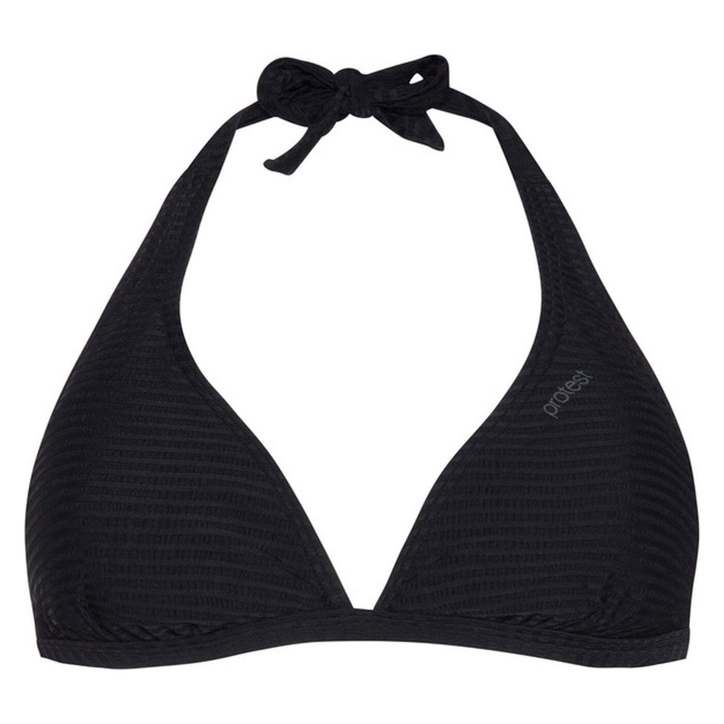 Protest, Vrouwen, Bikini's, Dames Triangel Bikinitop Mixwanaka True Black L40B, Zwart, (40 B)