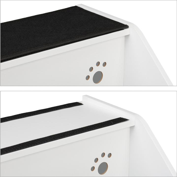 Actual product image Relaxdays pet stairs (Dog, Foldable, Can be opened completely)