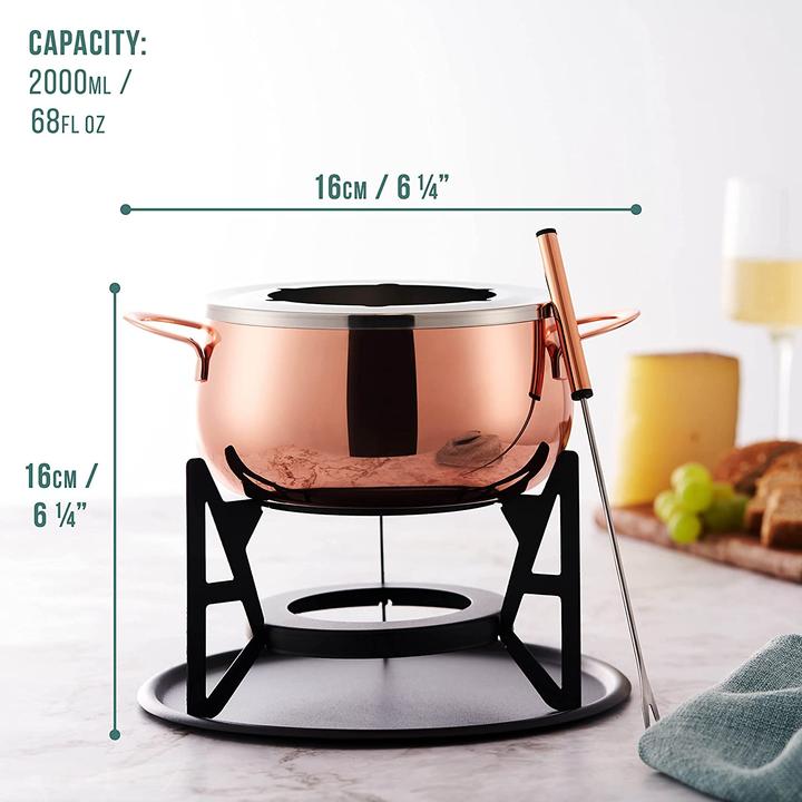 Produktbild Oak & Steel Fondue-Set (Käsefondue)