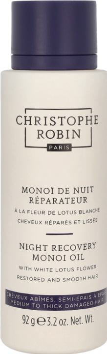 Actual product image Christophe Robin Night Recovery Monoï Oil with White Lotus Flower (92 ml)