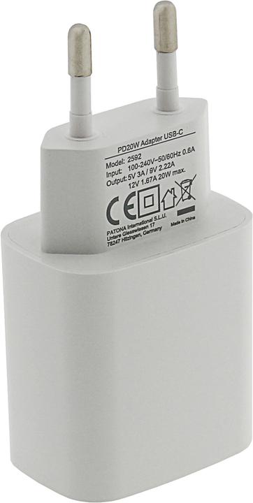 Produktbild Patona Netzteil PD 20W UCB-C 5V White (20 W)
