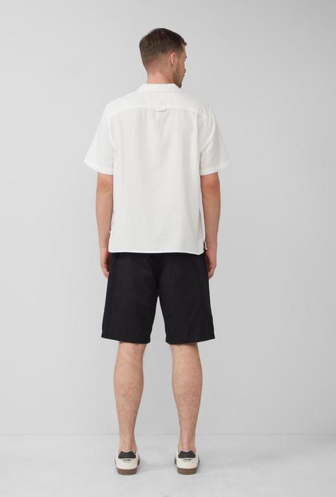 Image du produit S.Oliver Hemd Resort Fit: Strukturiertes Kurzarm-Hemd mit Brusttasche (XXL)