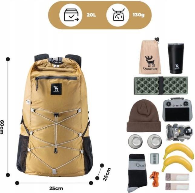 Produktbild Qunature waterproof hiking backpack khaki 20l (20 l)