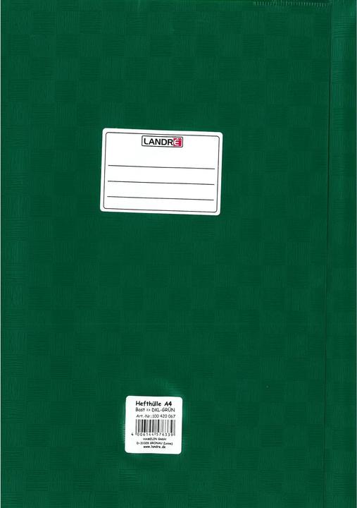 Produktbild Oxford Hefthülle A4, Dunkelgrün, 10 Stück