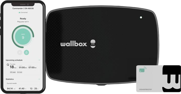 Actual product image Wallbox Commander 2S (Type 2, 22 kW, 32 A, Type 2)