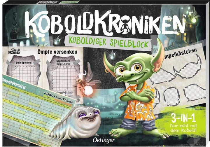 Actual product image KoboldKroniken. Goblin play block. 3-in-1 Only real with the Kobold (German)