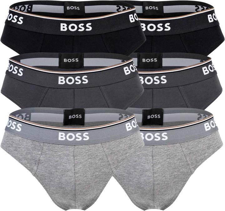 Produktbild BOSS Slip Casual Stretch Briefs 3P Power - 19928 (L, 6er Pack)