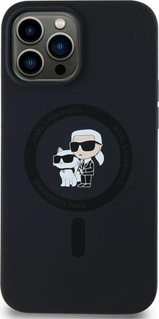 Immagine prodotto Karl Lagerfeld KLHMP13XSCMKCRHK Custodia rigida iPhone 13 Pro Max 6.7" in silicone Karl & Choupet (Apple iPhone 13 Pro Max)