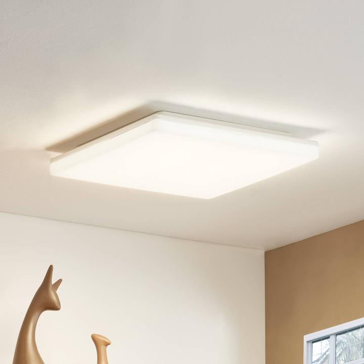 Actual product image Prios Artin LED ceiling lamp, sensor, angular, 33 cm (2580 lm)