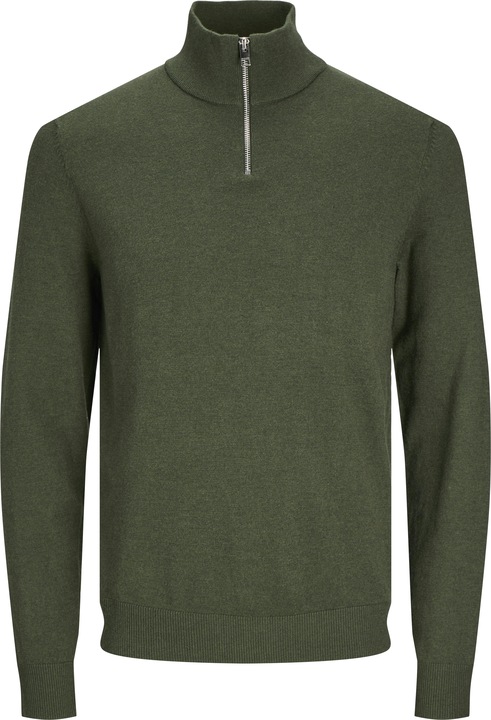 Produktbild Jack & Jones Einfarbig Strickpullover mit Halber Reissverschluss Strickpullover mit Halber Reissverschluss (XS)