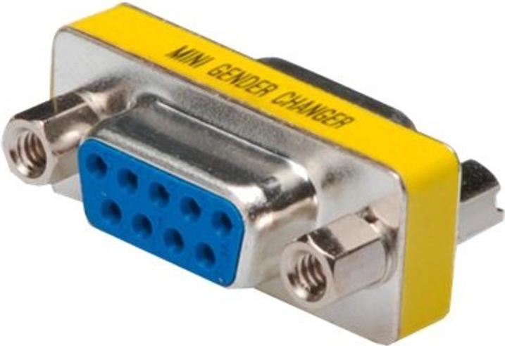 Produktbild Digitus ASSMANN Gender Changer D-Sub9 Metallgehäuse F/F mit Sechskantschraube + mutter (0.01 m)