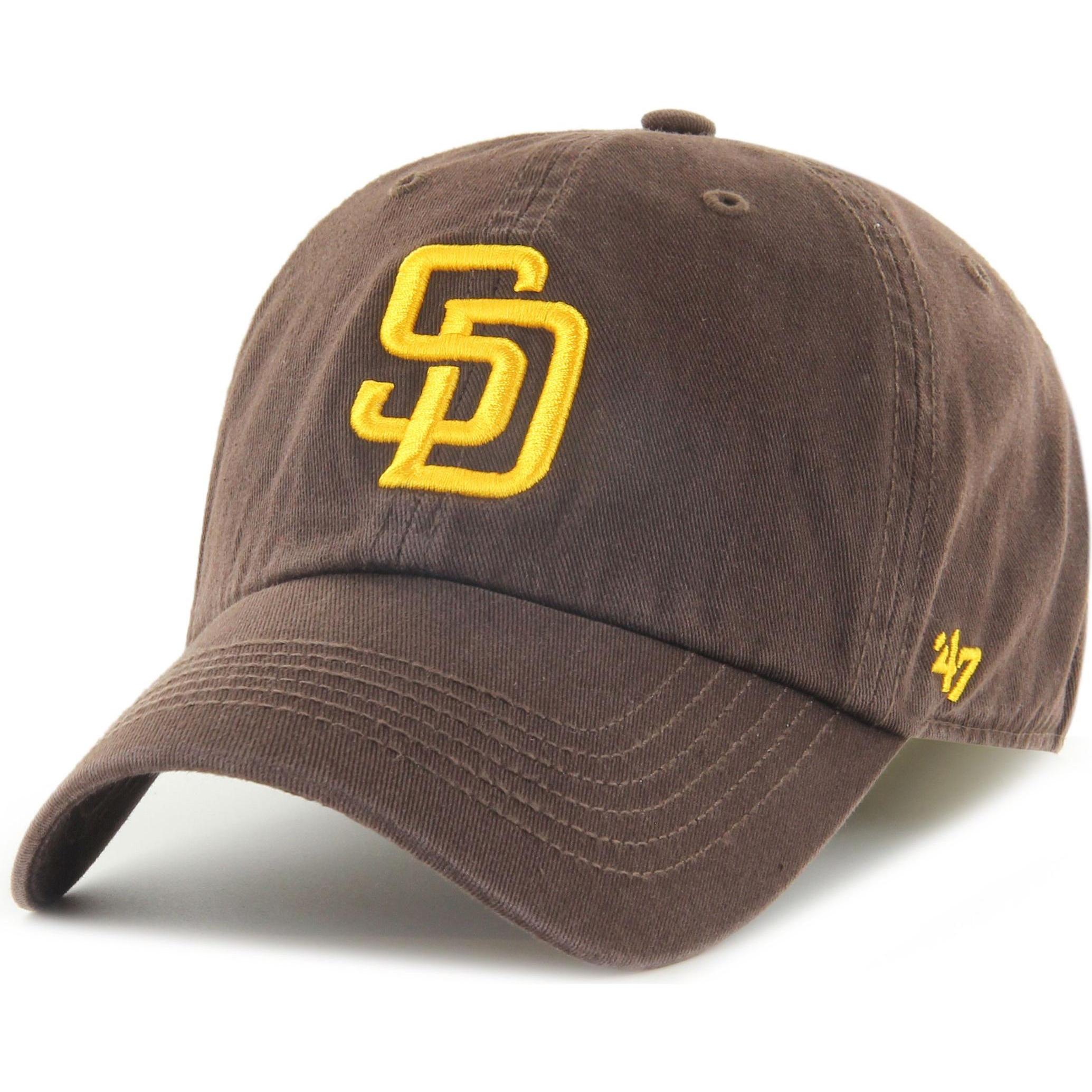 47 Brand, Herren, Cap, Curved Fitted Cap - FRANCHISE San Diego Padres - L, Braun, (L)