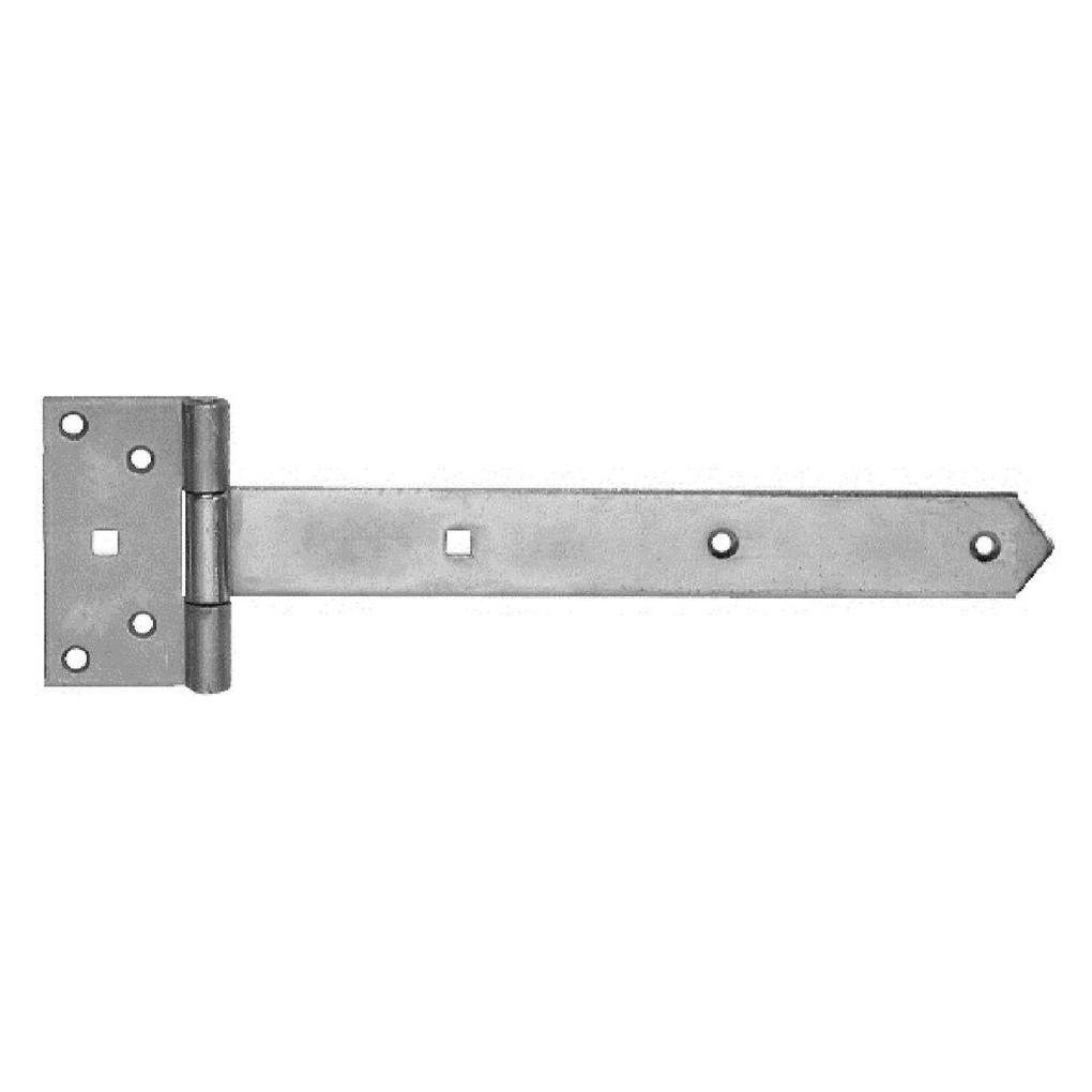 Magni, Connettori in legno, Pollmann Baubeschläge 1126400 Gancio a croce pesante, 400 mm, zincato chiaro, 2 pezzi (2 pz.)