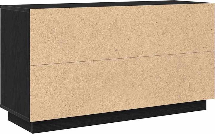 Image du produit VidaXL Sideboard Schwarz Eiche 102x35x55 cm Ingenieurholz (102 x 35 x 55 cm)