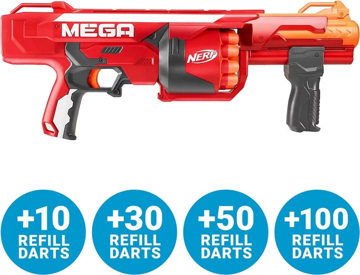 Hasbro NERF - MEGA RotoFury mit zusätzlichen Darts