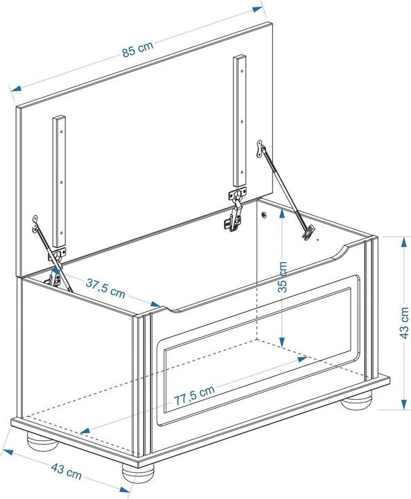 Actual product image IDIMEX Bristol (85 cm)