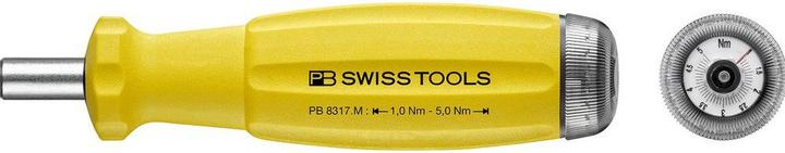 Actual product image PB Swiss Tools MecaTorque - Torque handle with magnetic holder (1/4", 1 Nm, 5 Nm)