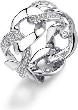Immagine prodotto Rosato - Distinctive silver ring with zircons Eva RZEV38 - Circuit: 58 mm (58)