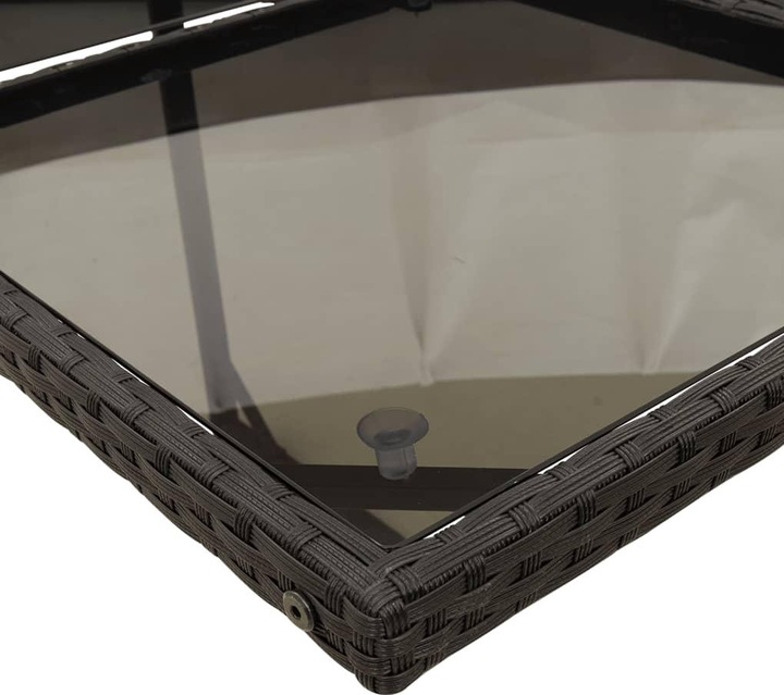 Produktbild VidaXL Gartenmöbel Essgruppe Gartengarnitur Sitzgruppe 15tlg Schwarz Poly Rattan (275 cm)