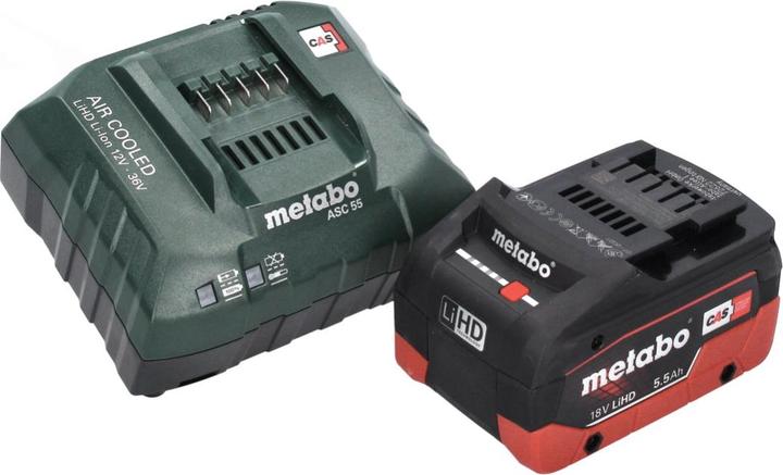 Produktbild Metabo SGS 18 LTX Q Akku Gras und Strauchschere 18 V + 1x Akku 5,5 Ah + Ladegerät (Akkubetrieb)