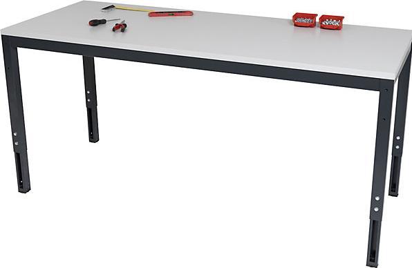 Actual product image eurokraft basic Height adjustable work table (180 cm, 90 cm)