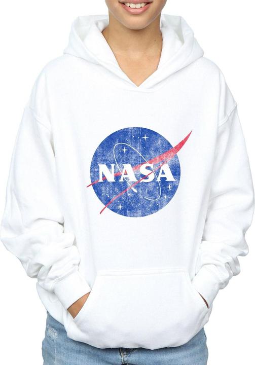 Immagine prodotto Nasa Classic Insignia Logo Distressed Felpa con Cappuccio Ragazzi (140, 146)