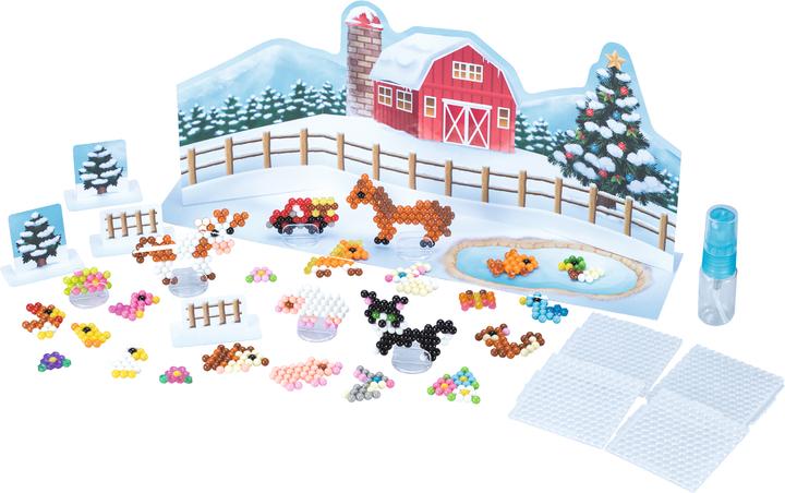 Actual product image Aquabeads Advent calendar 2019 farm