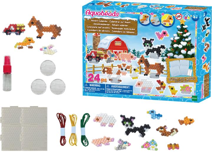 Actual product image Aquabeads Advent calendar 2019 farm