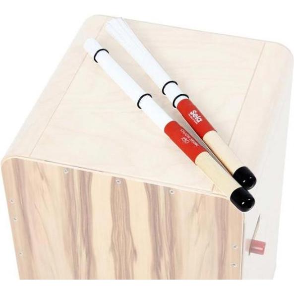 Thumbnail - Sela SE035 Cajon Brush mit 180 Nylon-Fasern (Cajon), Drumsticks + Schlägel