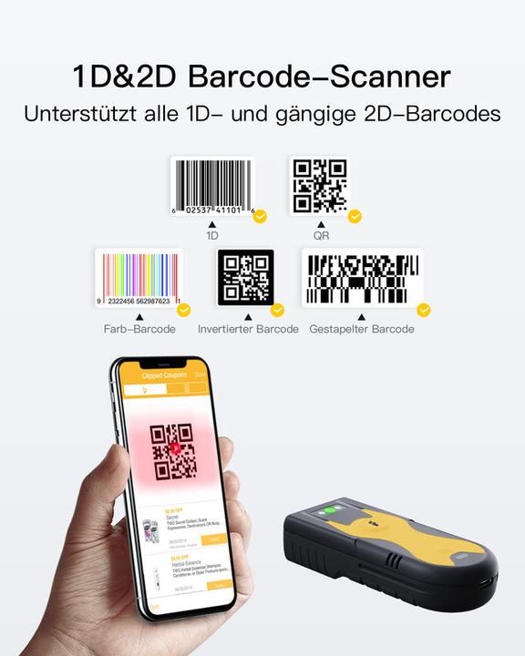 Produktbild Inateck BCST-42 (2D-Barcodes)