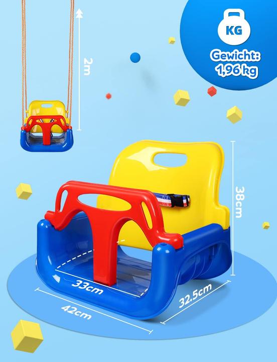 Actual product image Glymnis Babyschaukel 3 in 1