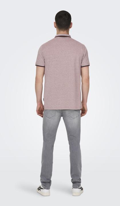 Produktbild Only & Sons Normal geschnitten Polokragen Poloshirt Polo (L)
