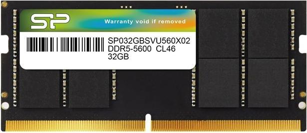 Actual product image Silicon Power DDR5 SODIMM 32GB (1x32GB) 5600MHz CL46 1 1V (1 x 32GB, 5600 MHz, DDR5 RAM, SO-DIMM)