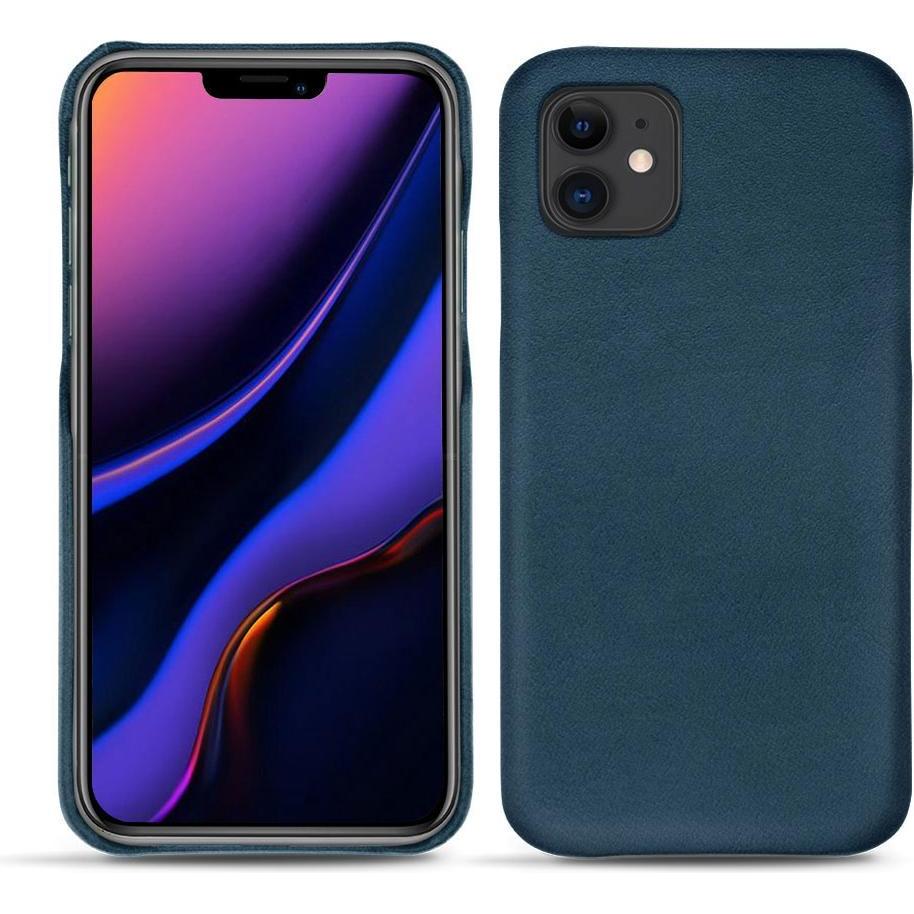 Noreve Lederschutzhülle (Apple iPhone 11), Smartphone Hülle, Blau