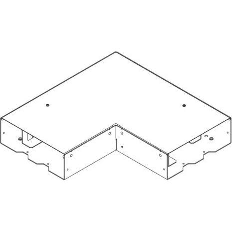 Thumbnail - Hager, Leitungsführung, TEH BKB2508551 Flachwinkel UT Innen/AuÃen f. BKB 25085 (45 cm)