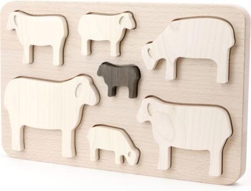 Image du produit Bajo Puzzle moutons bois