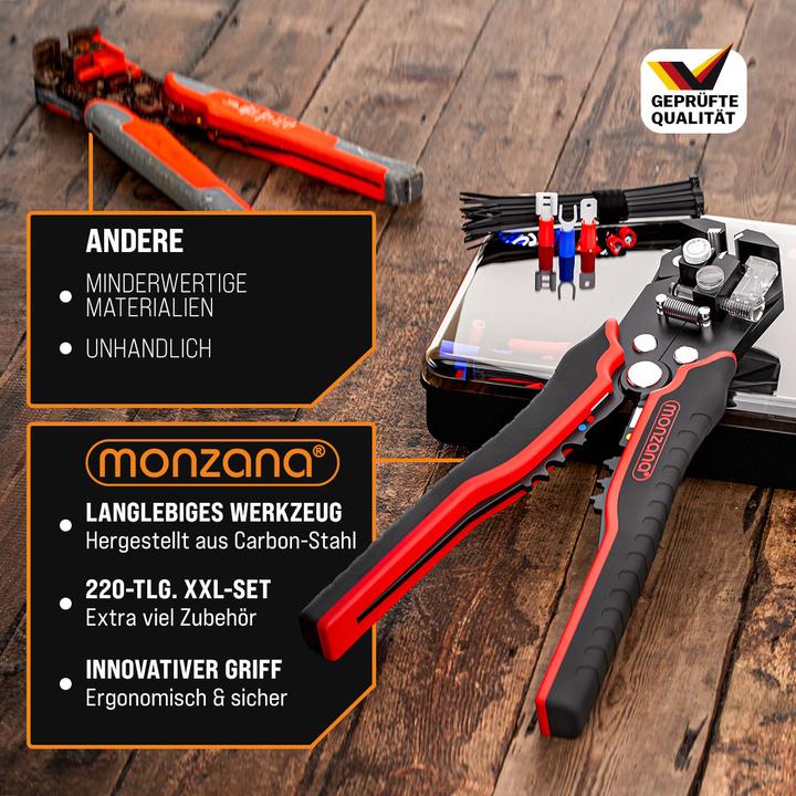 Produktbild Monzana Abisolierzange (205 mm)