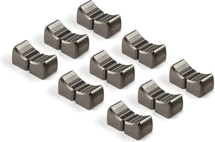 Actual product image iCON Pro Audio QCon Pro X | QPX-MF1 Metal Fader Cap (Set of 9)