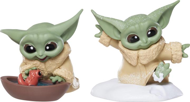 Produktbild Hasbro The Bounty Collection Serie 4 Grogu 2er-Pack, Kaulquappen-Freund und Schneewanderung, für
