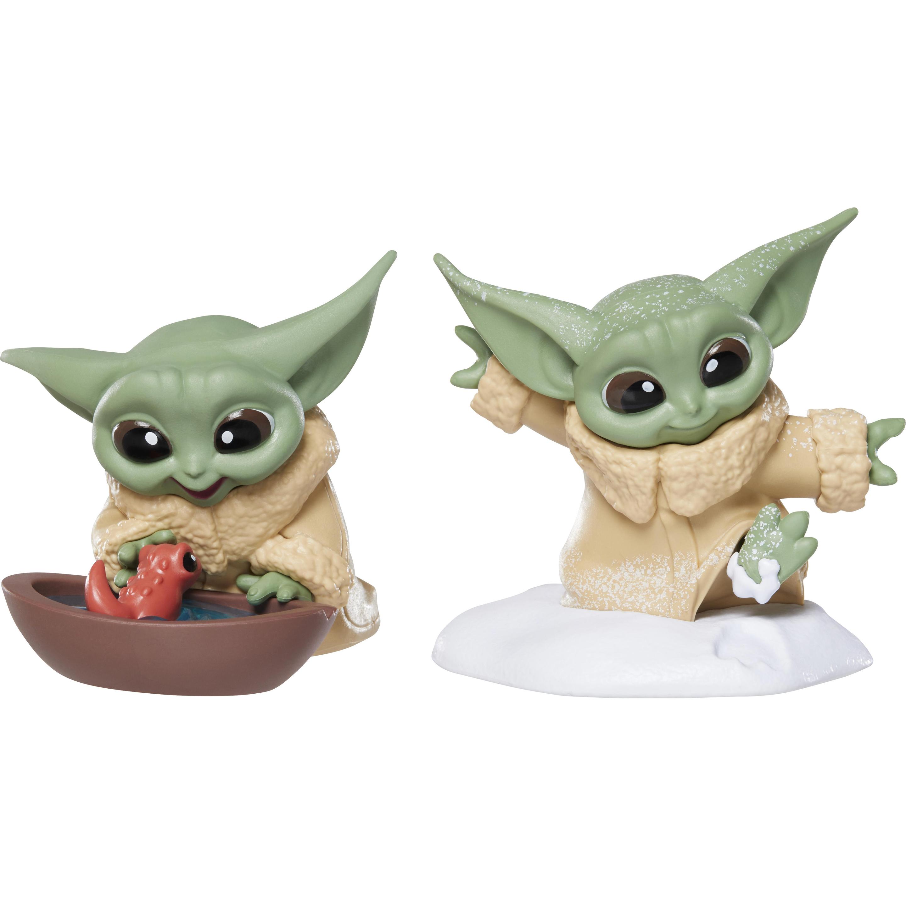 Hasbro The Bounty Collection Serie 4 Grogu 2er-Pack, Kaulquappen-Freund und Schneewanderung, für