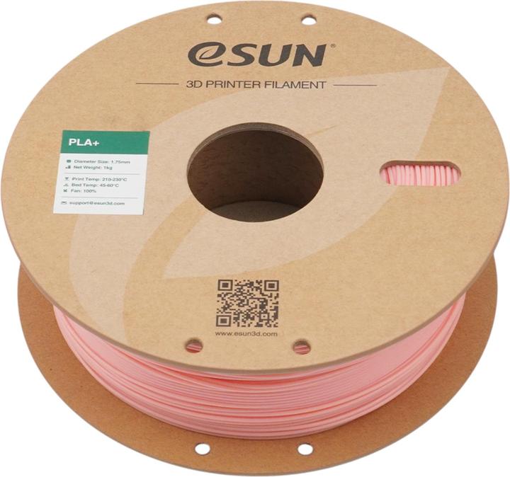 Produktbild eSUN PLA+ Baby Pink Filament 1.75mm 1Kg (PLA+, 1.75 mm, 1000 g, Rosa)
