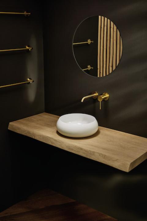 Actual product image Bette BetteCraft Countertop wash basin, 350 x 350 mm, A240, without tap hole (350 mm, 350 mm)