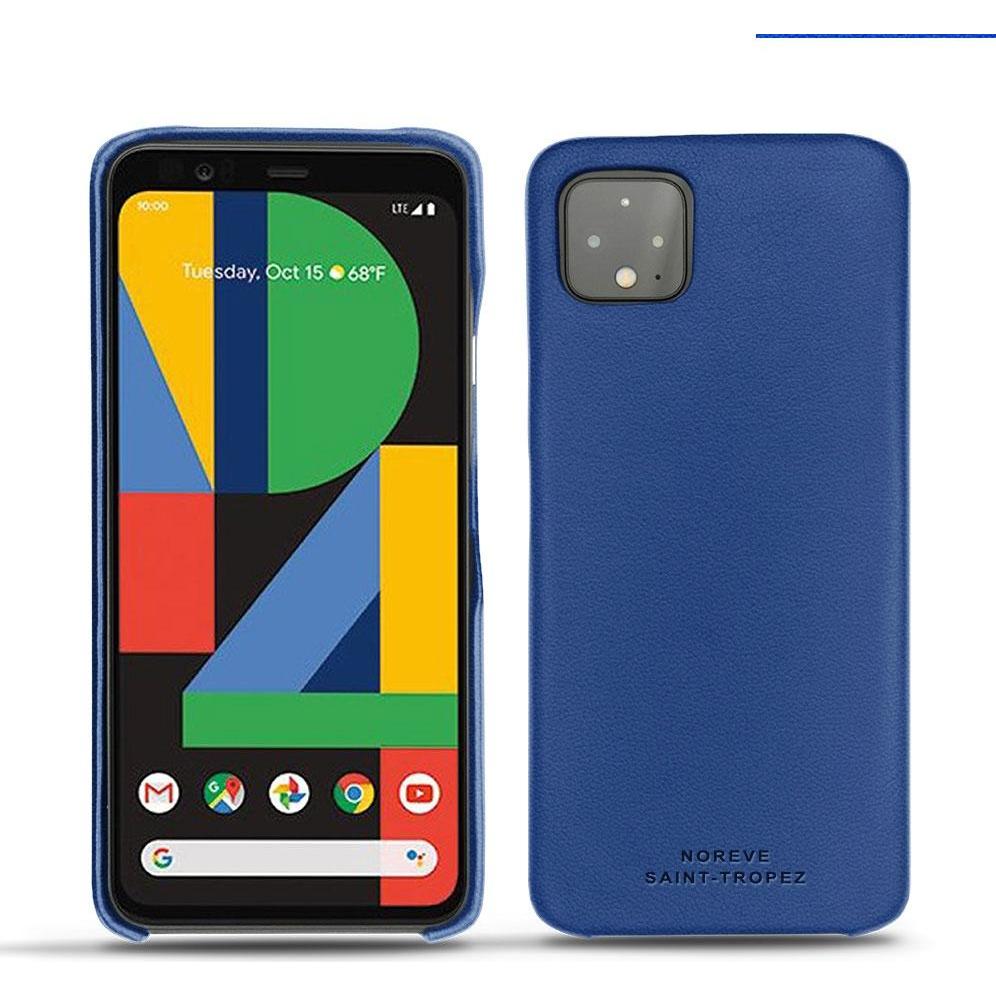 Noreve Lederschutzhülle (Google Pixel 4 XL), Smartphone Hülle, Blau