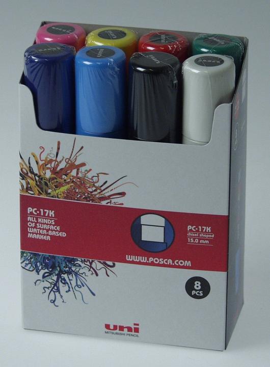 Image du produit Posca Marker PC-17K Rechteckspitze (8x)