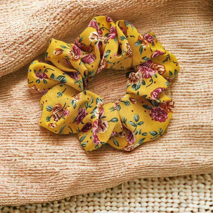Immagine prodotto Avizar Scrunchie Weiche Blumenstruktur Sierra (Elastico per capelli)