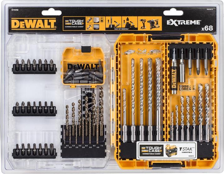Actual product image DeWalt Bit & drill bit set, 68 pcs. (1 mm)